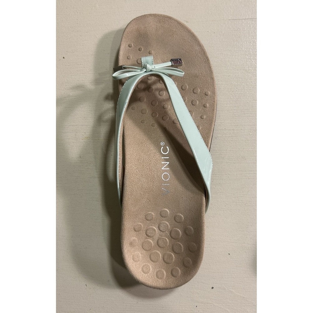 Vionic Women Sandal Bella II Orthotic Slip On Thong Flip Flop Shoes Sz 9 - Picture 3 of 9